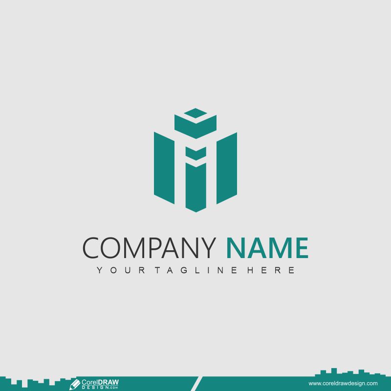 Mi logo design template cdr download