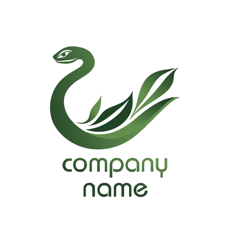 Minimal Swan Croporate Real State Company Vector Logo Design illustration Download For Free With Free CDR File