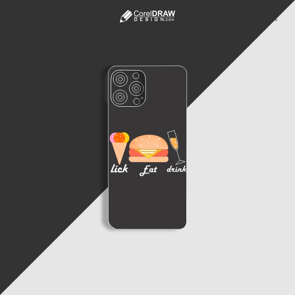 mobile case vector mockup design