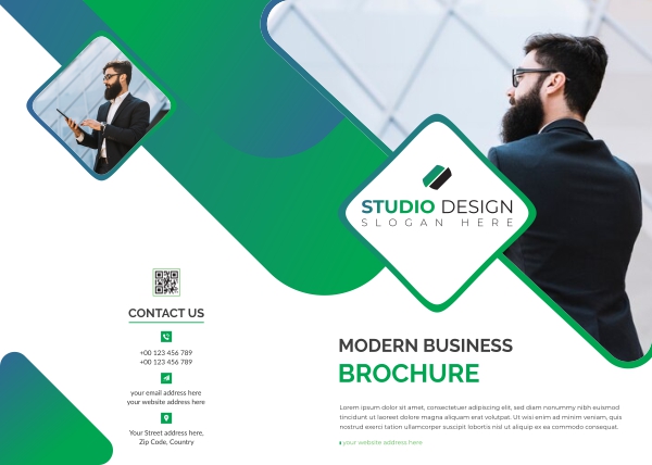 Modern Business poster design CDR file download for free