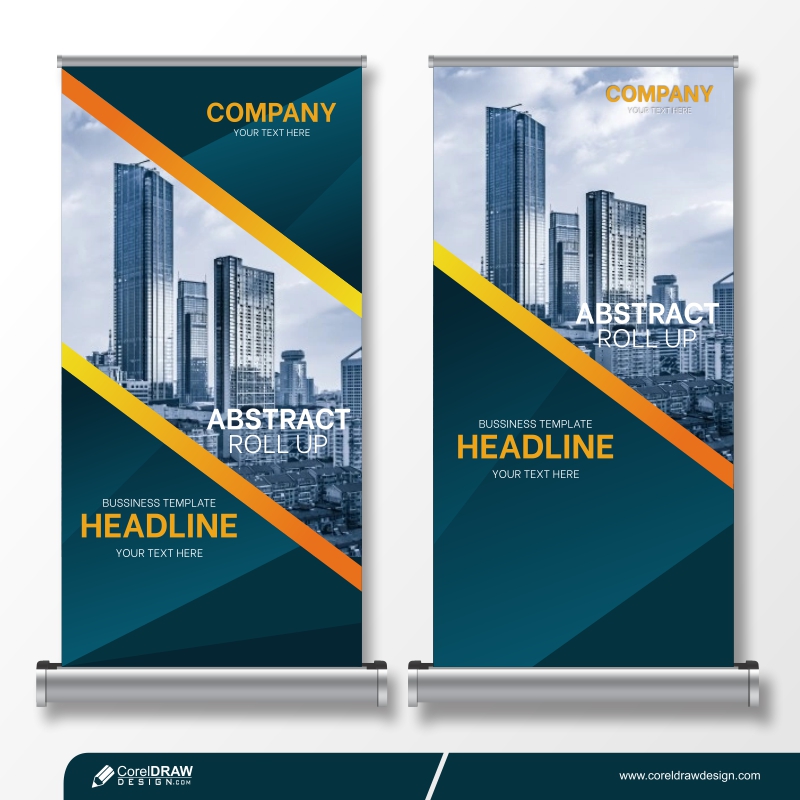 Download Download Modern Business Roll Up Banner Free Vector ...