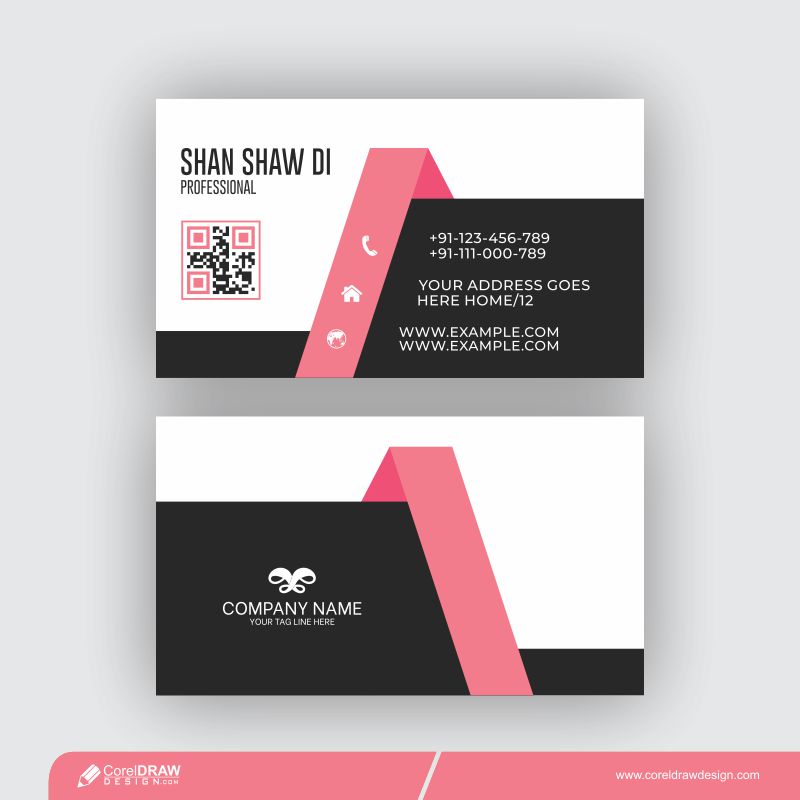 Modern Creative And Clean Business Card Template Free Vector