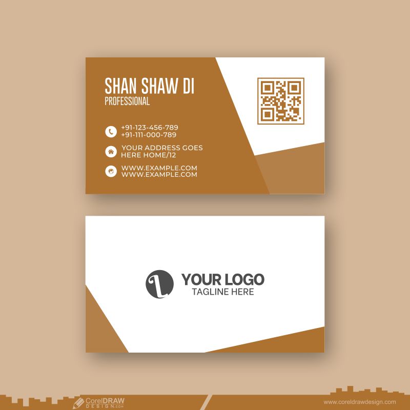 modern featuring business card design vector cdr