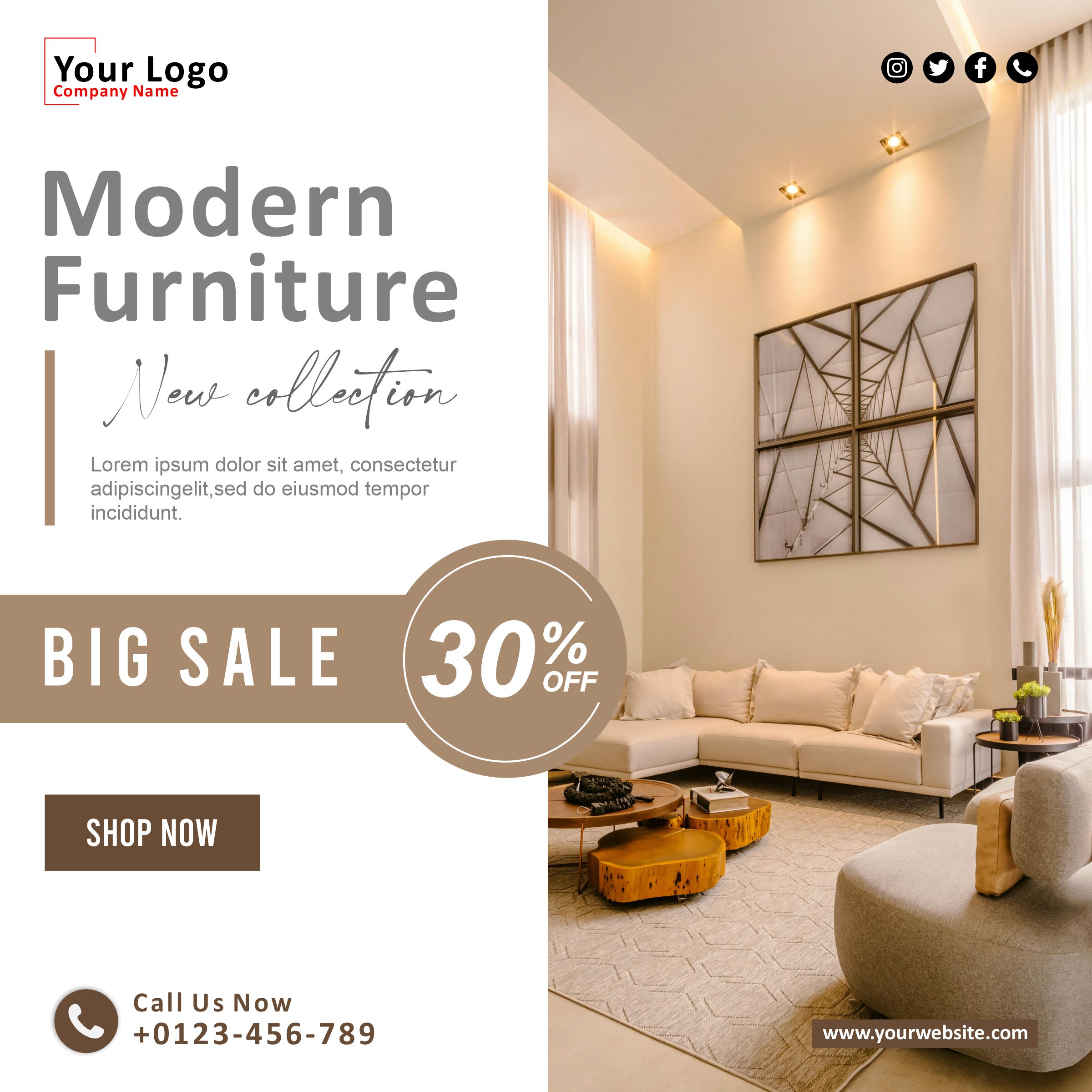 Modern Furniture New Collection  Sale Creactivity & Design in Corel Draw  For Free In Corel Draw Design 2024