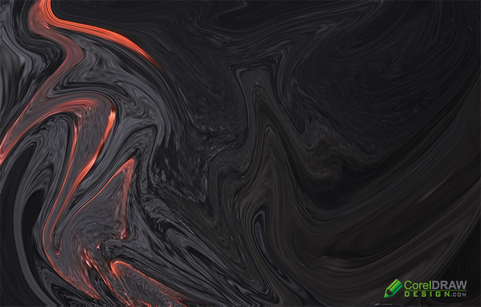 Molten Lava Black Liquid Paint Marble Texture