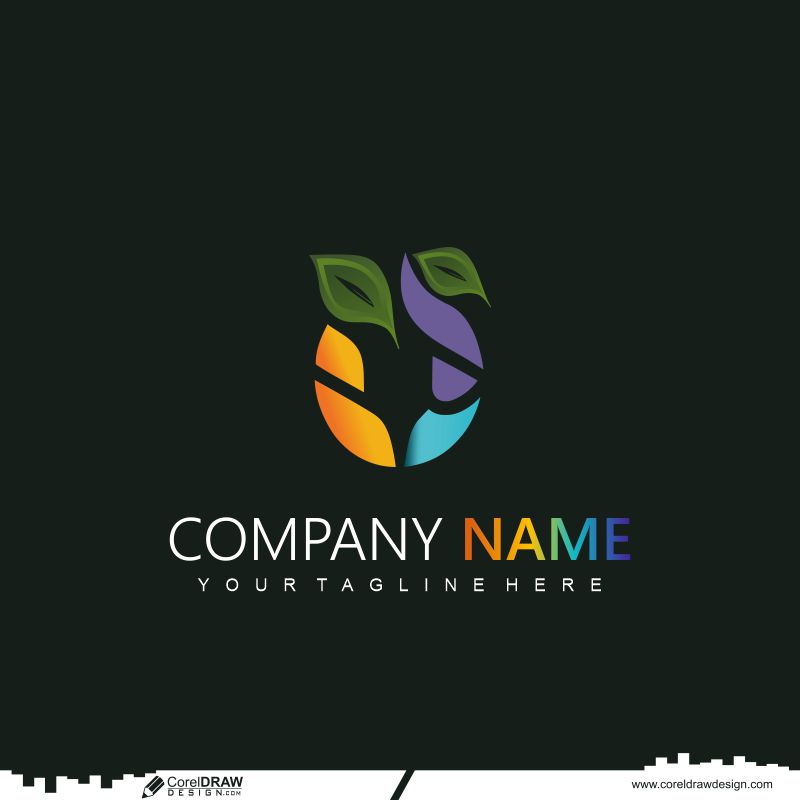 nature logo design vector cdr