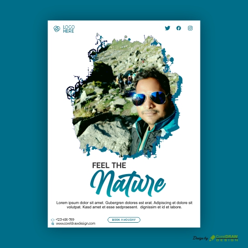 Nature Poster Template Premium Vactor