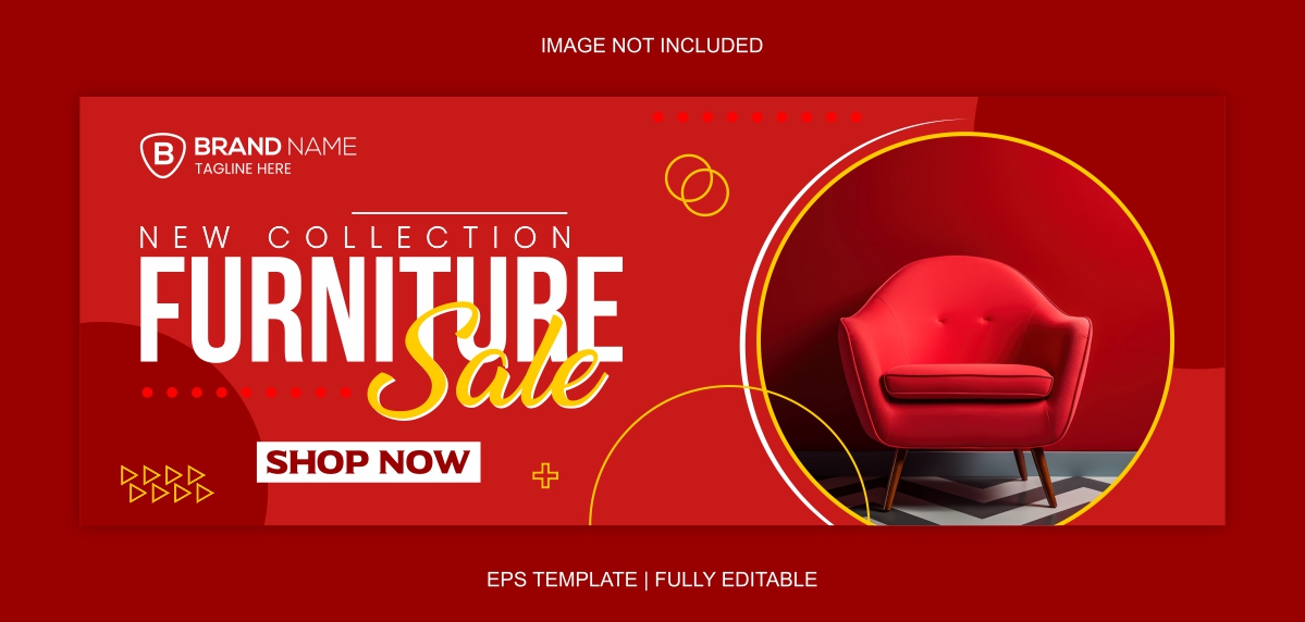 New collection Furniture sale poster design download for free