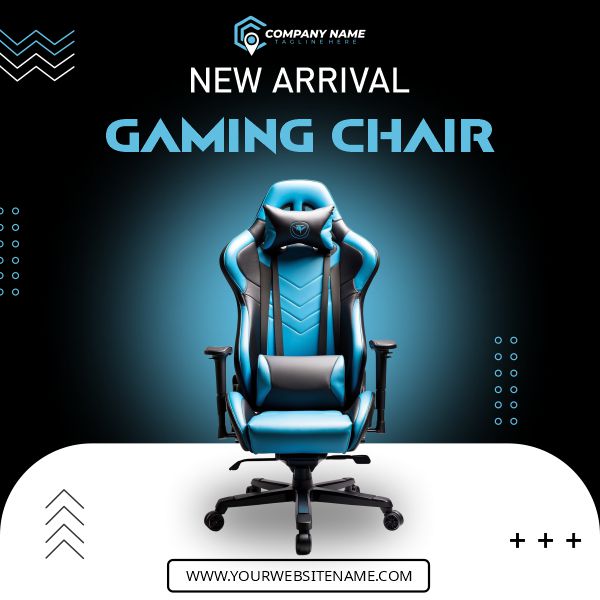 new gaming chair banner design