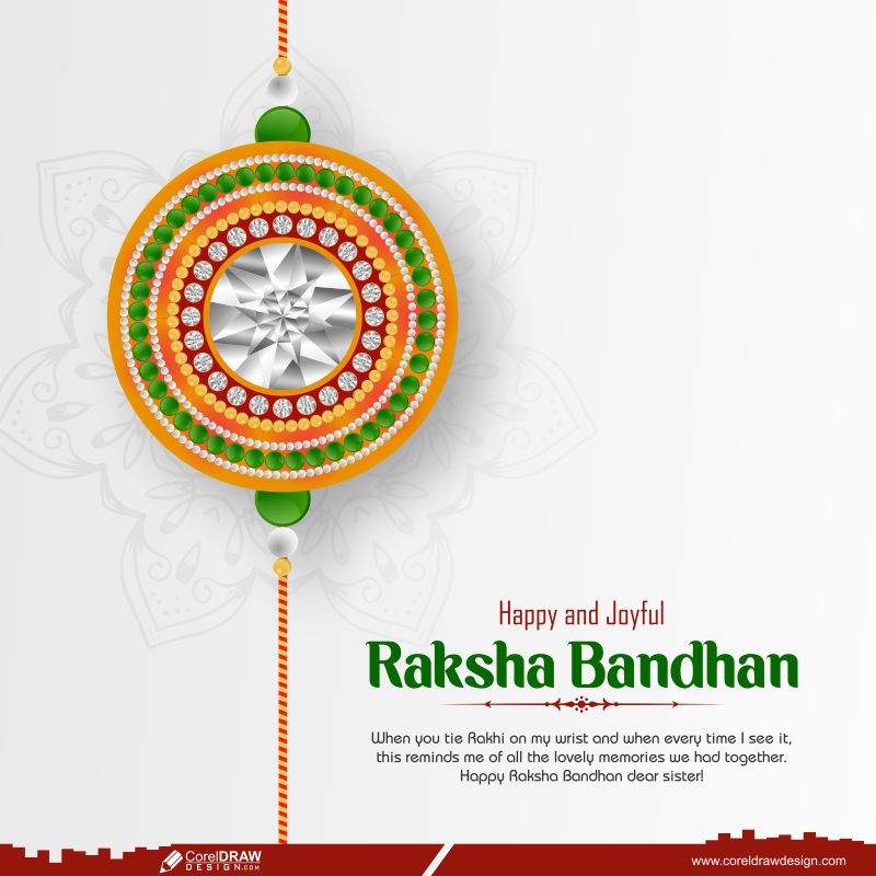 new premium raksha bandhan design template