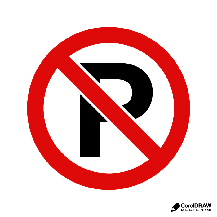 Download No Parking Vector Sign Board Coreldraw Design Download Free