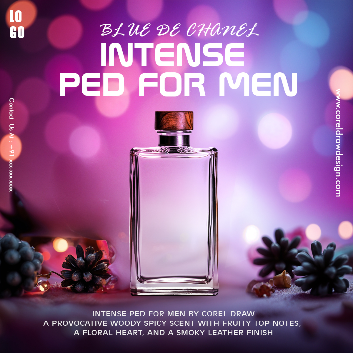 Perfume product advertising Social Media Post PSD Template Banner Download For Free