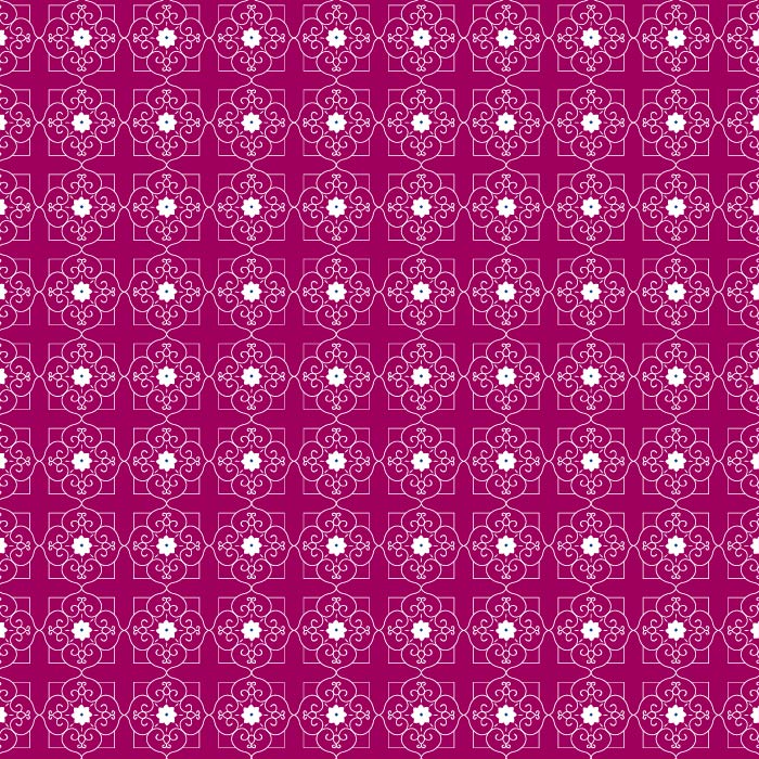 Pink ornamental border pattern background vector free