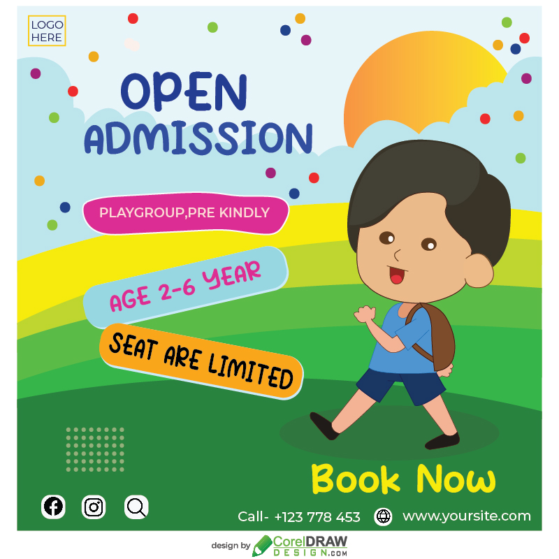 Download Playgroup School Admission Poster Illustration Free Vector |  CorelDraw Design (Download Free CDR, Vector, Stock Images, Tutorials, Tips  & Tricks)