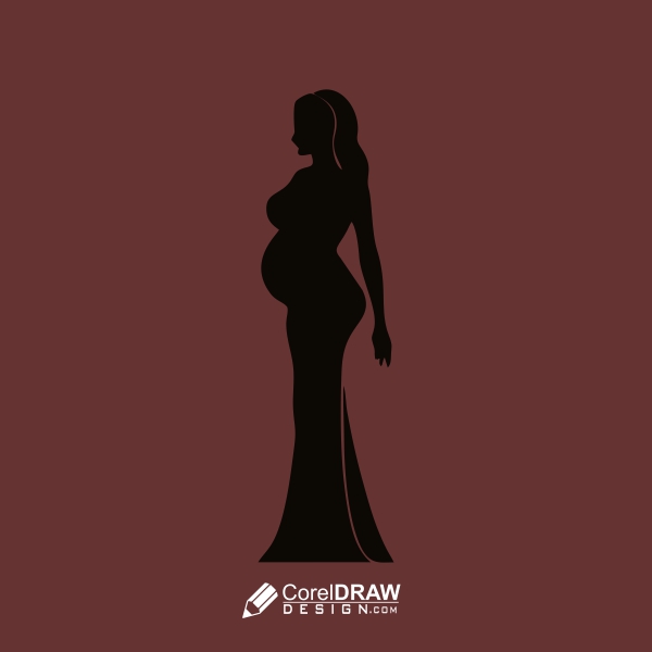 Pregnent Lady Vector Character Design Download For Free