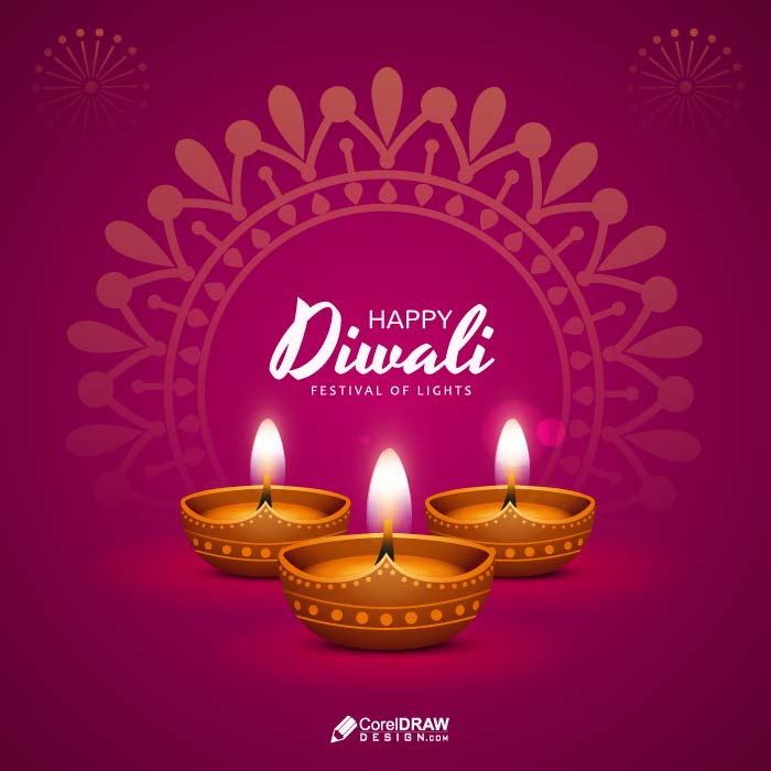 Download Premium Ethnic Artistic background for happy diwali festival |  CorelDraw Design (Download Free CDR, Vector, Stock Images, Tutorials, Tips  & Tricks)