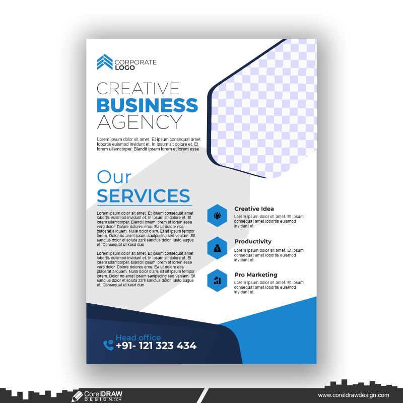 premium flyer template business design download