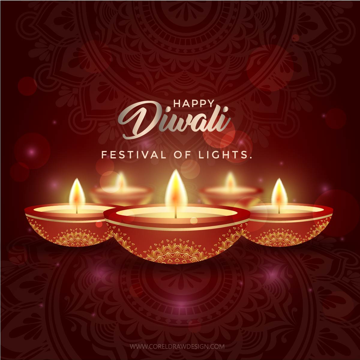 Download Premium Luxury Diwali Template CorelDraw Design Download 