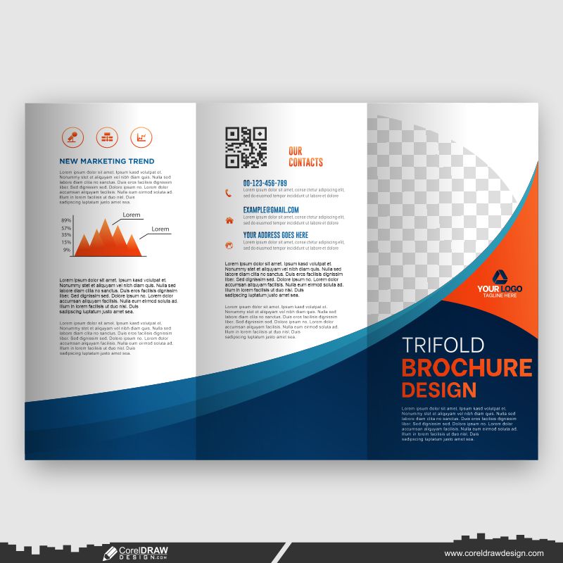 premium trifold brochure design customize your business