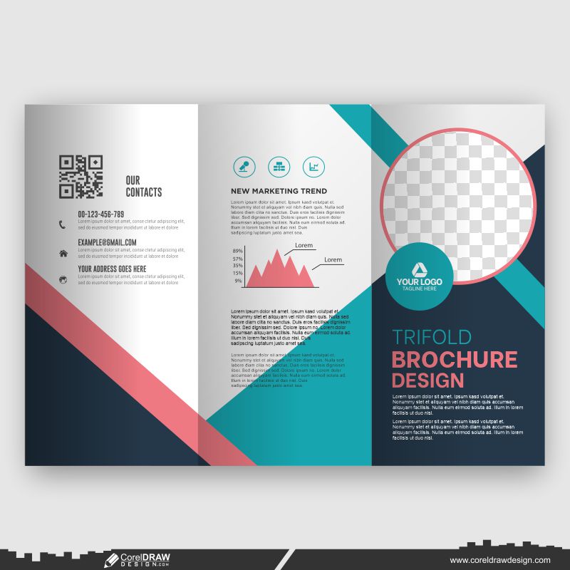 premium trifold brochure design customize your business template