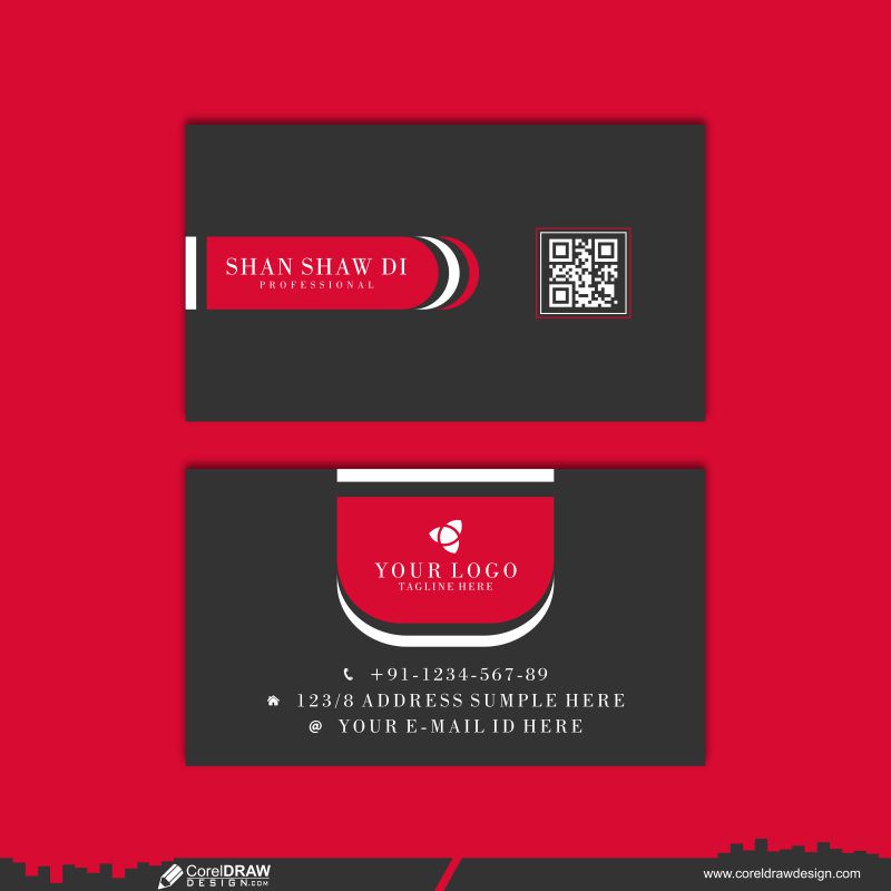 Professional Business Card Design CDR