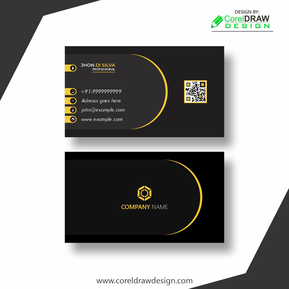 Professional Business Card Free Mockup Design 