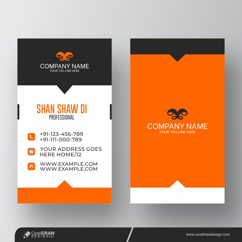 Professional Business Card Free Vector