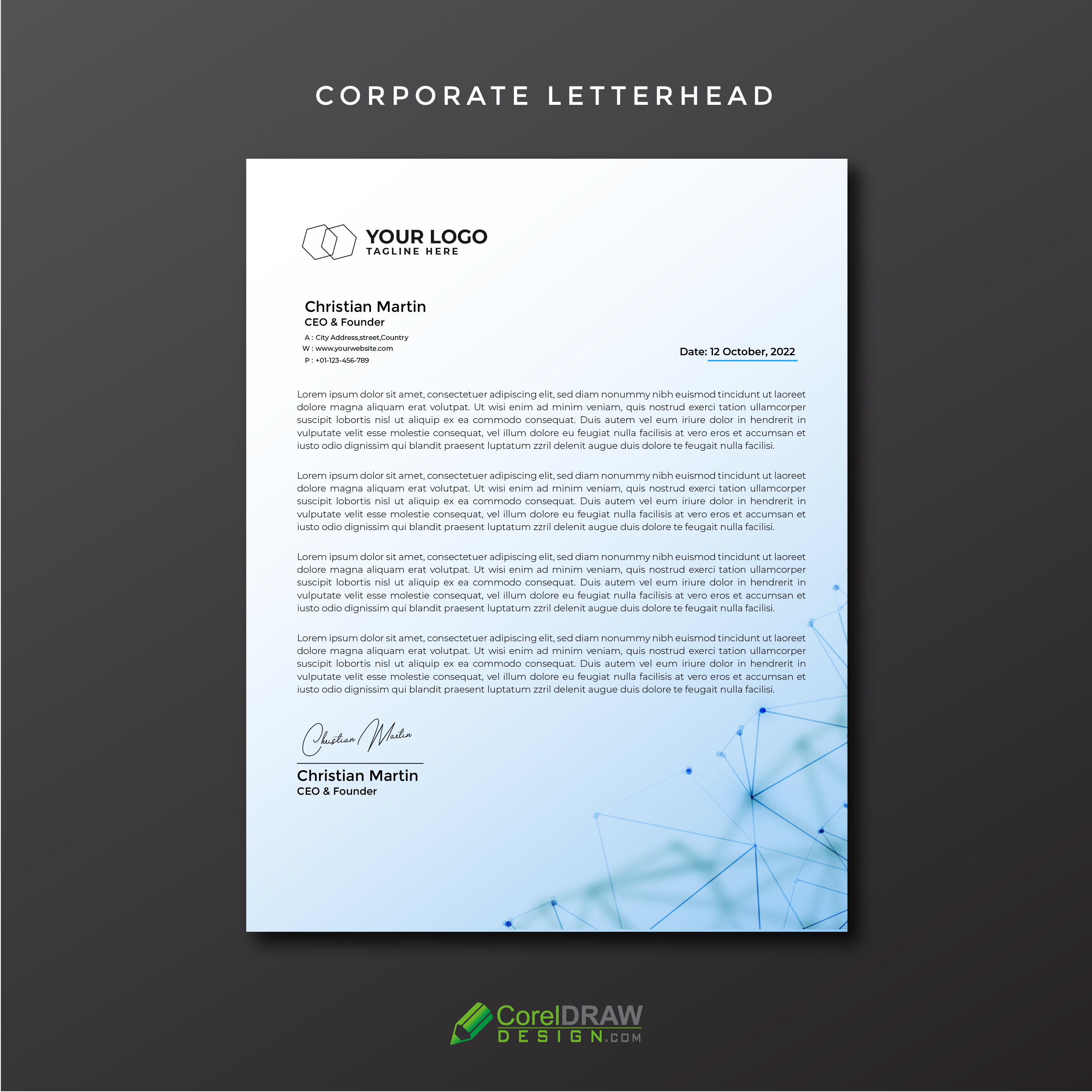 Professional Company Corporate letterhead