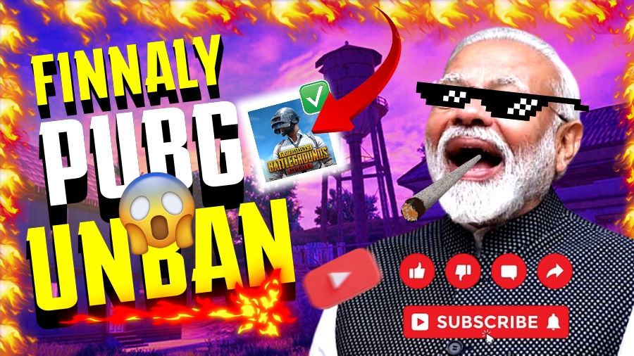 Pubg Mobile Unban Youtube Thumbnail Banner Free CDR Download