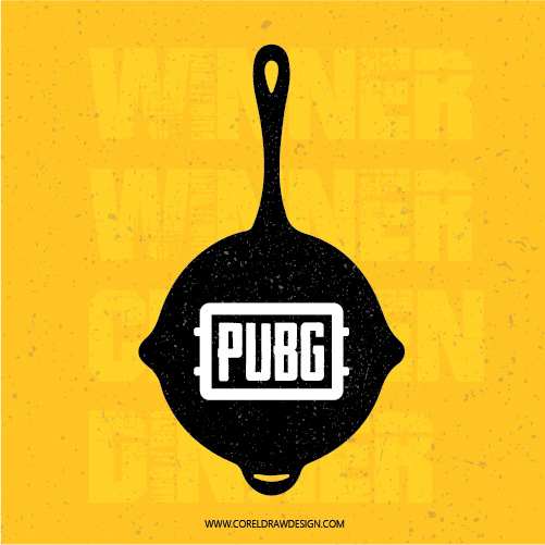 Pubg Official Pan Grunge Free Vector