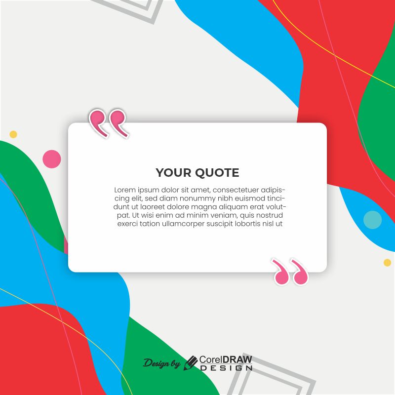 Quote Writing Background Download From Coreldrawdesign Free Template