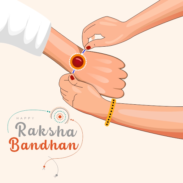 Raksha Bandhan Greeting With Friends Vector Design 2024 Download For Free