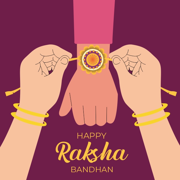 Raksha Bandhan Greeting With Friends Vector Design 2024 Download For Free