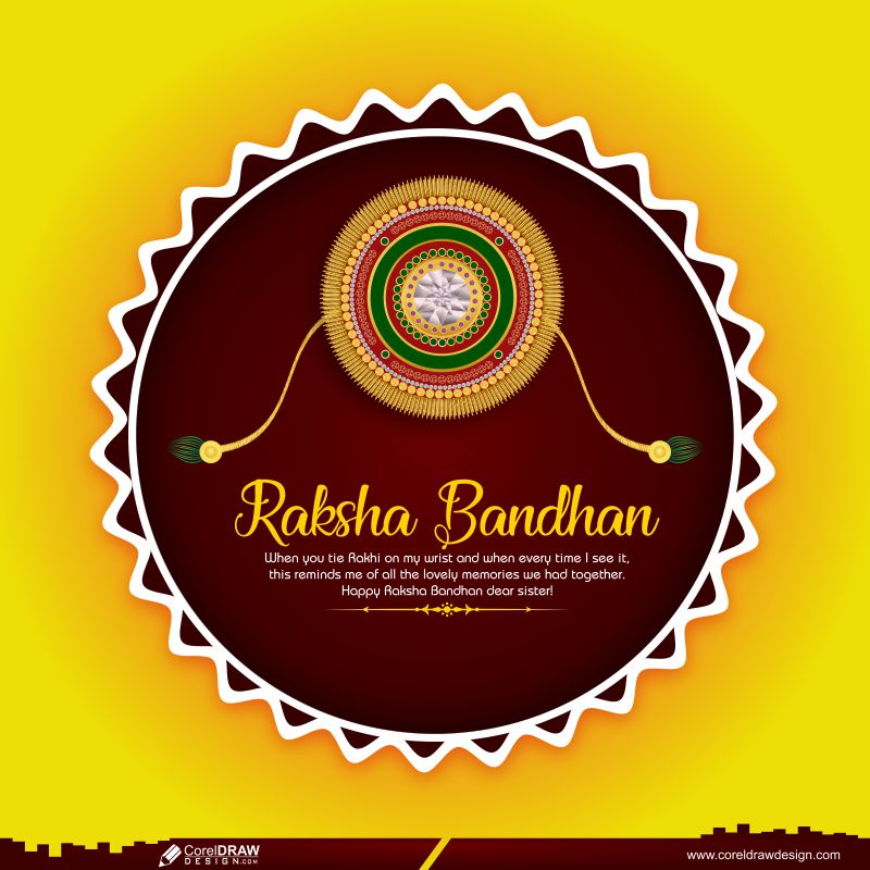raksha bandhan template Premium