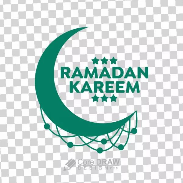 Ramadan Kareem Chand Design Vector Cdr & Png