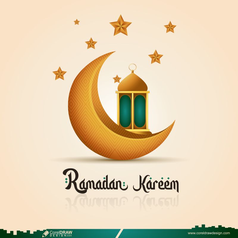 ramadan mubarak cdr vector