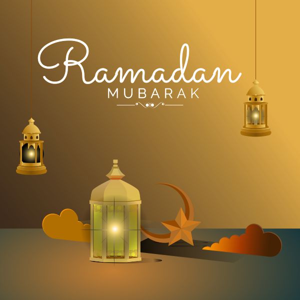 Ramadan Mubarak Free vector ramadan kareem illustration