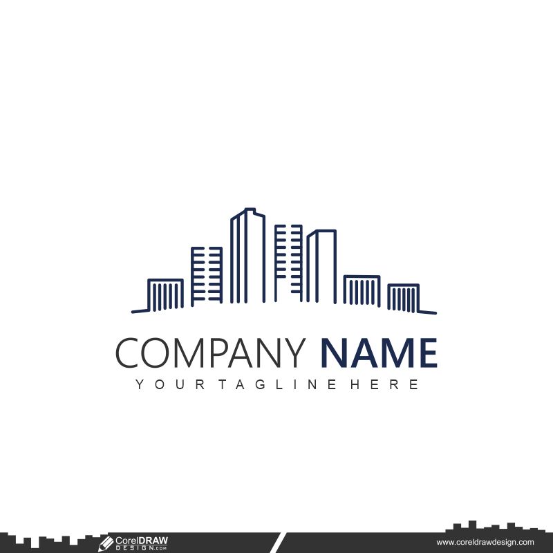 real estate building customizable logo design