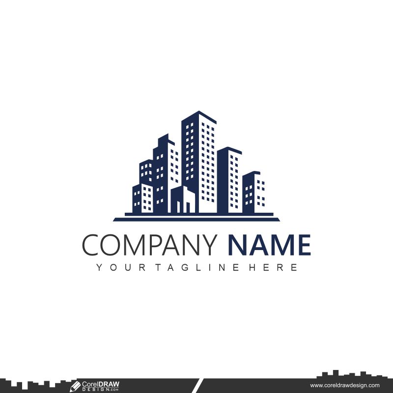 Real Estate Customizable Logo Vector Design