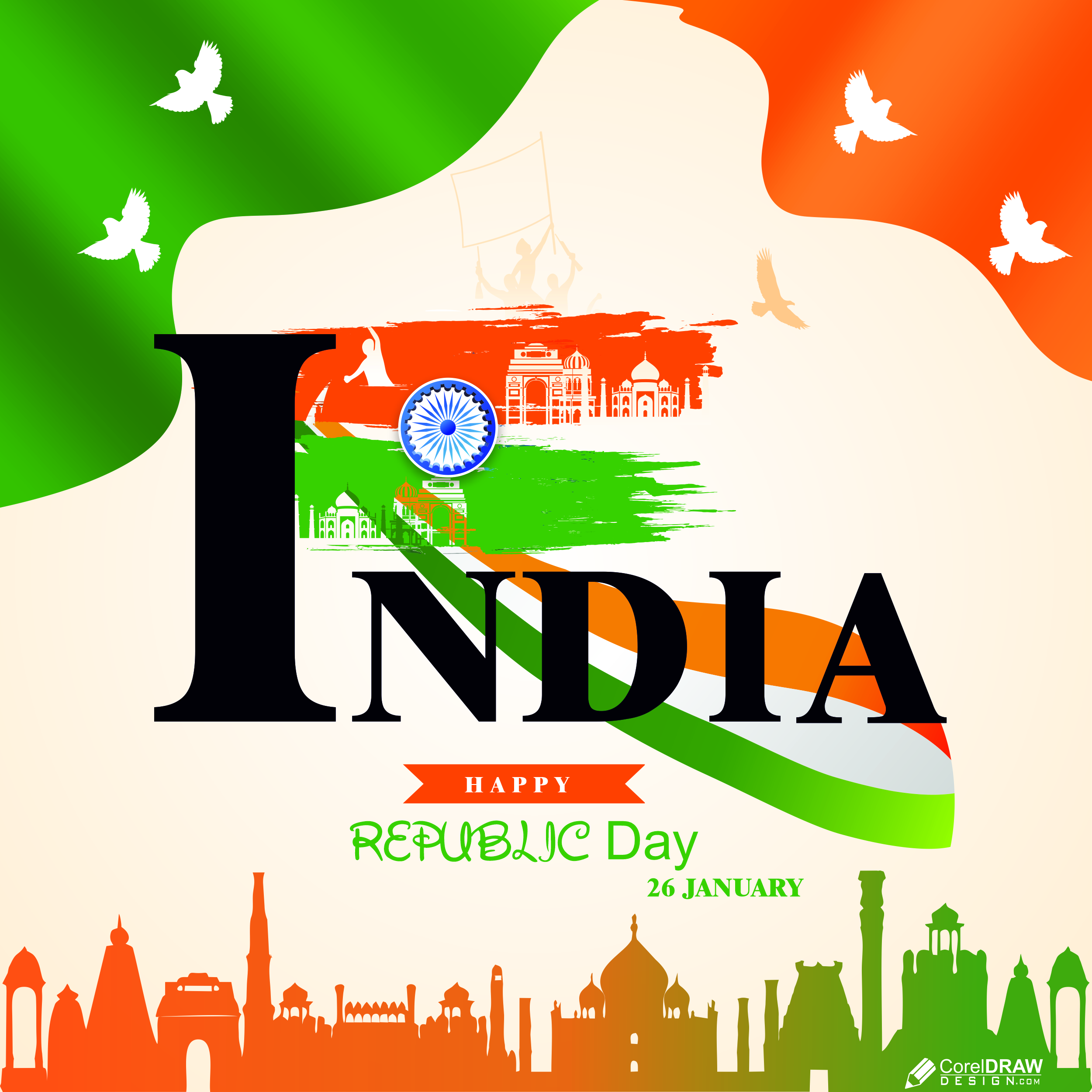FREE India Republic Day Drawing Templates & Examples - Edit Online &  Download