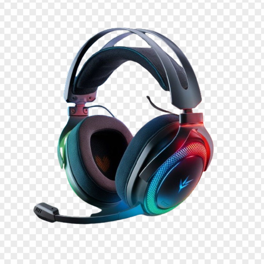 RGB Gaming HeadPhone For Mockup High Quality Png Download For Free