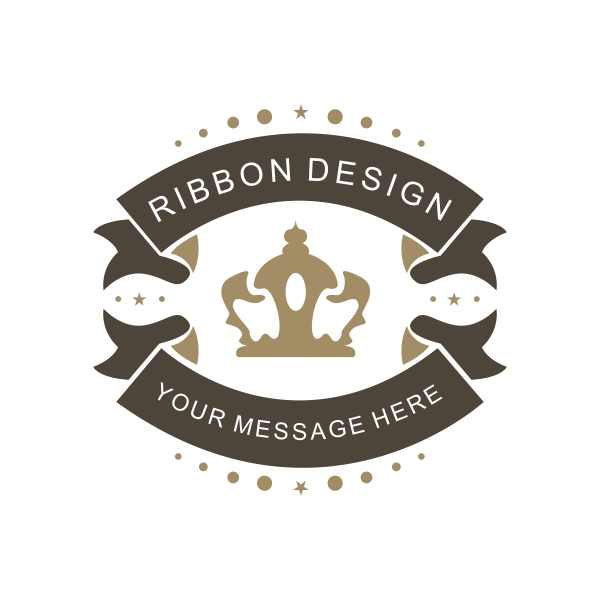 Ribbon Logo Vector Design & Creativity For Free In CDR file