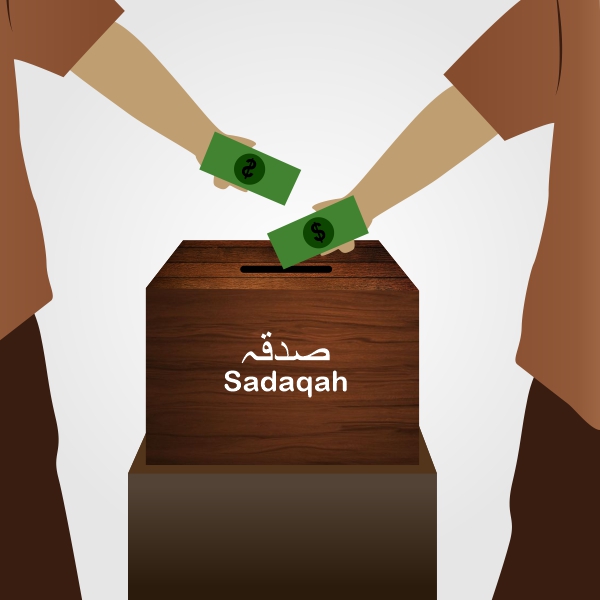 Sadaqah Banner  vector Creative Design For Free In CDR file