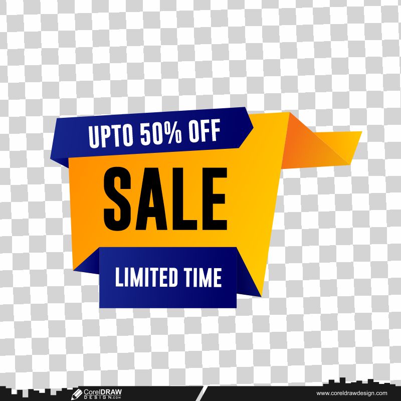 sale banner vector cdr download