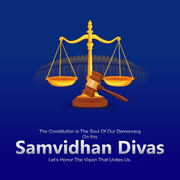 Samvidhan Diwas 26 November Vector Banner Creative Design For Free In CDR file