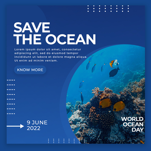 SAVE THE OCEAN BANNER 
