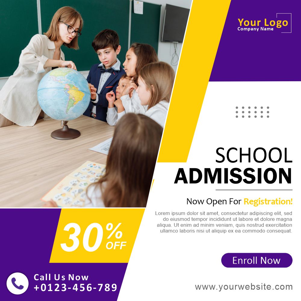 School Admission Open 2024 Back To School Design and Creativity For free in Corel Draw Design