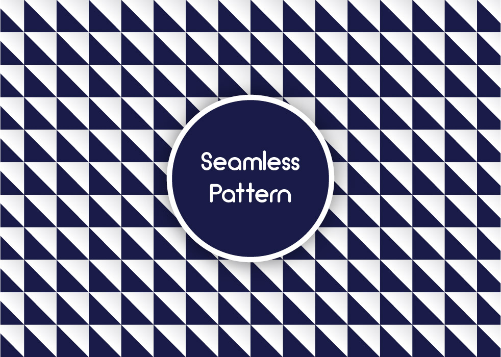 Seamless left triangle pattern vector