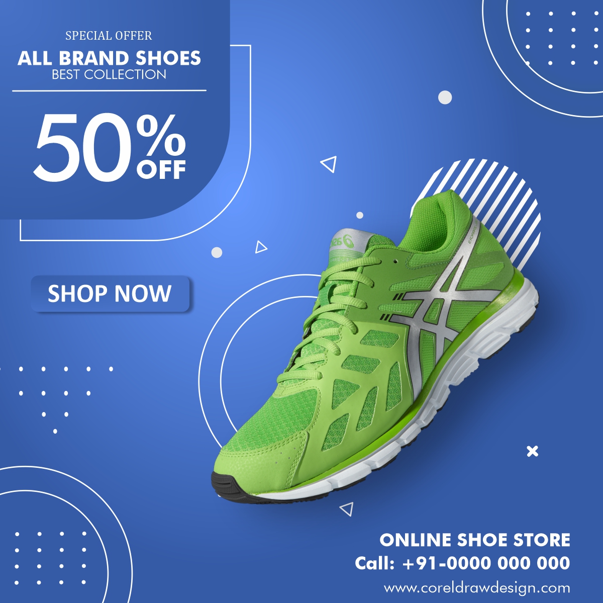 Download Shoe sale Social Media Banner | CorelDraw Design (Download ...