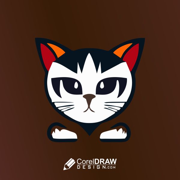 Simple Cat Logo Design Download For Free With Cdr And EPS File